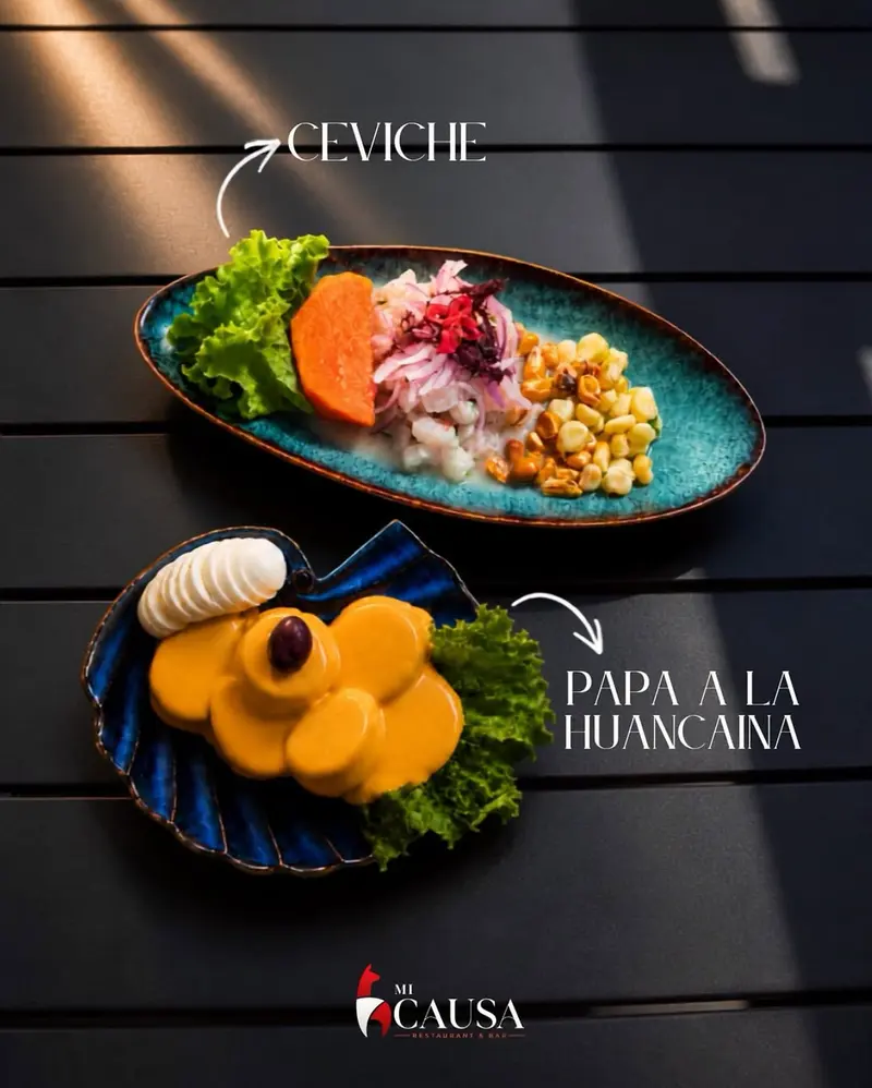 Mi Causa &mdash; ceviche & papa a la huancaina